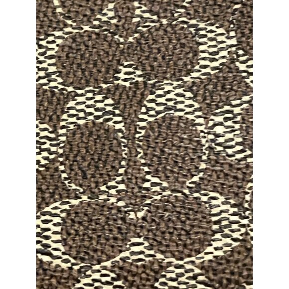 COACH New York  Brown w/Logo Zip Wristlet  Wallet 3x6 in.Number M 1480 53009B - Picture 4 of 13